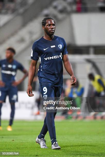 Yannick Mamilonne of PFC during the French Ligue 2 match between Paris FC and Beziers at Stade Charlety on August 17, 2018 in Paris, France.