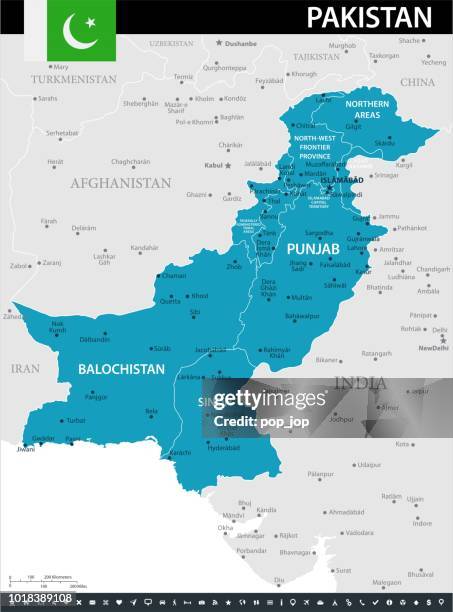 stockillustraties, clipart, cartoons en iconen met 09 - pakistan - murena infographic korte 10 - punjab pakistan