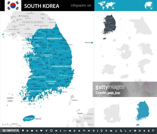 bildbanksillustrationer, clip art samt tecknat material och ikoner med 08 - sydkorea - murena infographic 10 - inchon