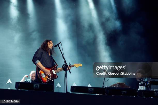 Adam Granduciel of The War On Drugs performs live at Lowlands festival 2018 on August 17, 2018 in Biddinghuizen, Netherlands.