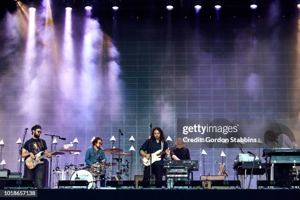 Adam Granduciel of The War On Drugs performs live at Lowlands festival 2018 on August 17, 2018 in Biddinghuizen, Netherlands.