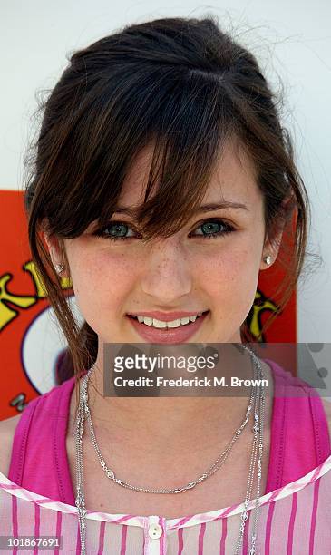 Actress Ryan Newman attends the fourth annual Kidstock Music and Arts Festival at the Greystone Mansion on June 6, 2010 in Beverly Hills, California.