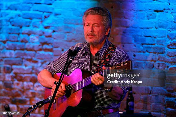 Eric Weissberg performs at the 50th Anniversary of Gerdes Folk City at The Fat Black PussyCat on June 7, 2010 in New York City.