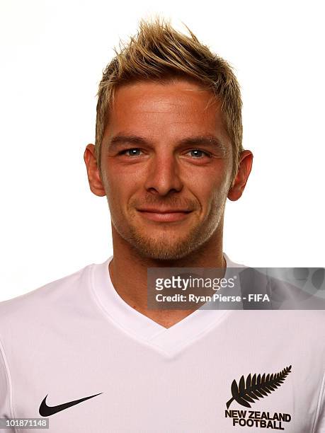 Dave Mulligan of New Zealand poses during the official FIFA World Cup 2010 portrait session on June 7, 2010 in Johannesburg, South Africa.