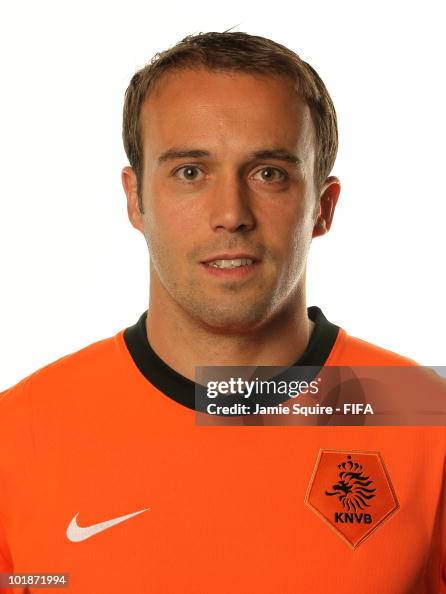 Mathijsen Joris Mathijsen of The Netherlands poses during the official FIFA ...