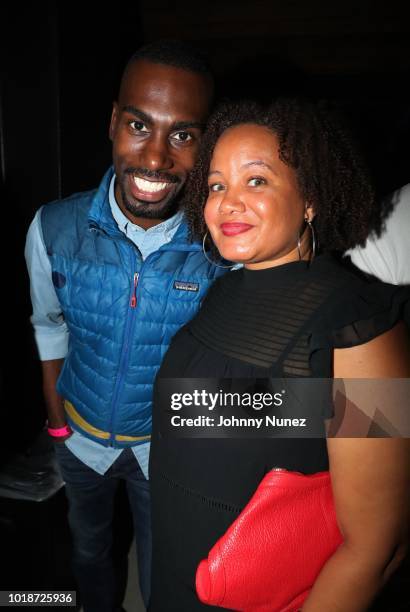 DeRay Mckesson and Dr. Angelique Nunez attend the Janet "Made For Now" Video Release Celebration With Daddy Yankee at The Samsung Experience on...