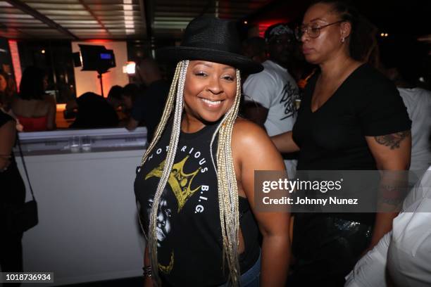 Monifah attends the Janet "Made For Now" Video Release Celebration With Daddy Yankee at The Samsung Experience on August 17, 2018 in New York City.