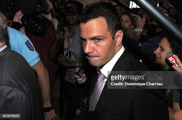 Futures trader Jerome Kerviel arrives at the Palais de Justice court on June 8, 2010 in Paris, France. Kerviel faces charges of breach of trust,...
