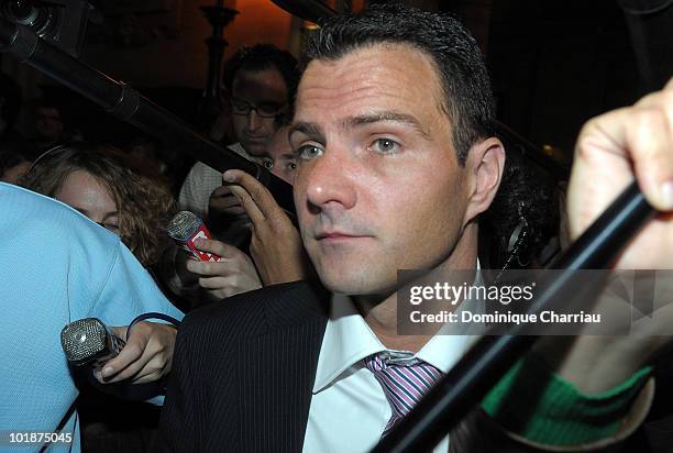 Futures trader Jerome Kerviel arrives at the Palais de Justice court on June 8, 2010 in Paris, France. Kerviel faces charges of breach of trust,...