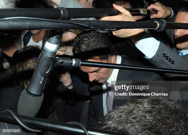 Futures trader Jerome Kerviel arrives at the Palais de Justice court on June 8, 2010 in Paris, France. Kerviel faces charges of breach of trust,...