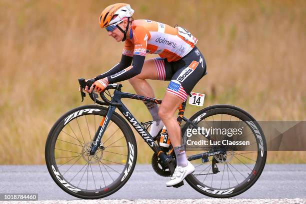 Megan Guarnier of The United States and Boels - Dolmans Cycling Team / during the 4th Ladies Tour of Norway 2018, Stage 2 a 127,7km stage from...