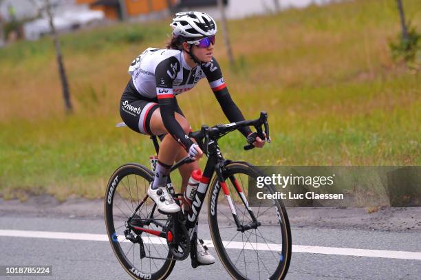 Ruth Winder of The United States and Team Sunweb / during the 4th Ladies Tour of Norway 2018, Stage 2 a 127,7km stage from Fredrikstad to Sarpsborg...