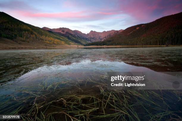 piney lake, colorado - piney lake stock pictures, royalty-free photos & images