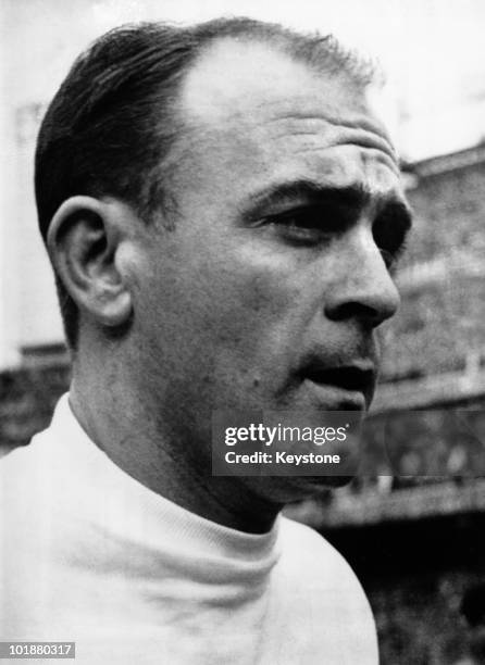 Argentine-Spanish footballer Alfredo di Stefano of Real Madrid, 1961.