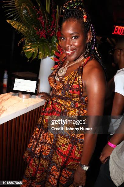 Tren'ness Woods-Black attends the Janet "Made For Now" Video Release Celebration With Daddy Yankee at The Samsung Experience on August 17, 2018 in...