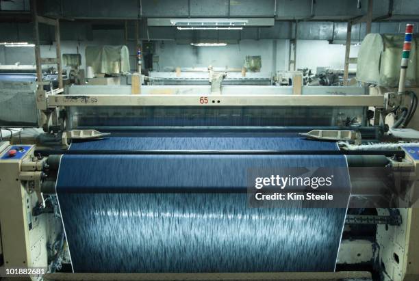 indian polyester textile mill - textile mill stock pictures, royalty-free photos & images