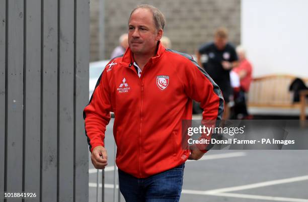 Gloucester Director of Rugby David Humphreys during the pre-season friendly match at the Kingspan Stadium, Belfast.