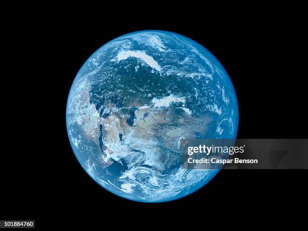 satellite view of the earth - terra foto e immagini stock