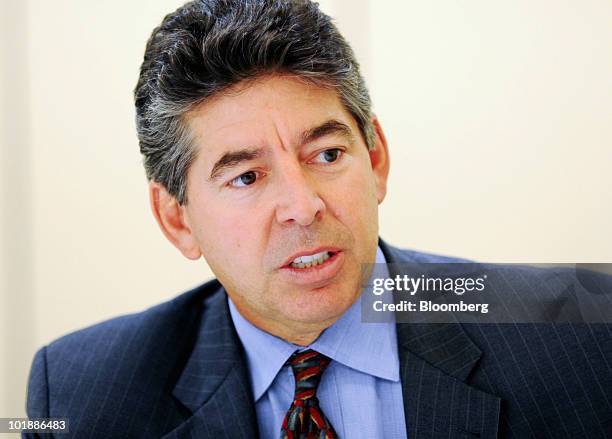 Dan Brutto, president of international operations for United Parcel Service Inc., speaks during an interview in New York, U.S., on Tuesday, June 8,...