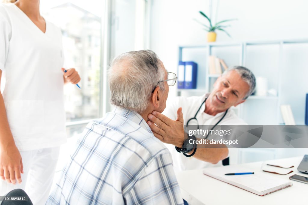 Überprüfung der Lymphknoten