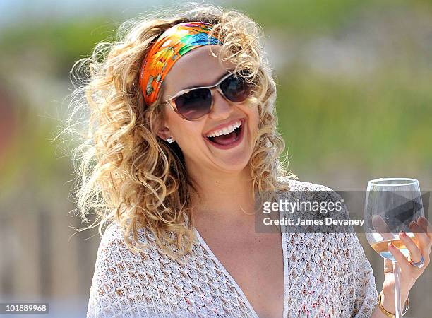 Kate Hudson on location for "Something Borrowed" at Fort Tilden State Park on June 7, 2010 in the Queens Borough of New York City.