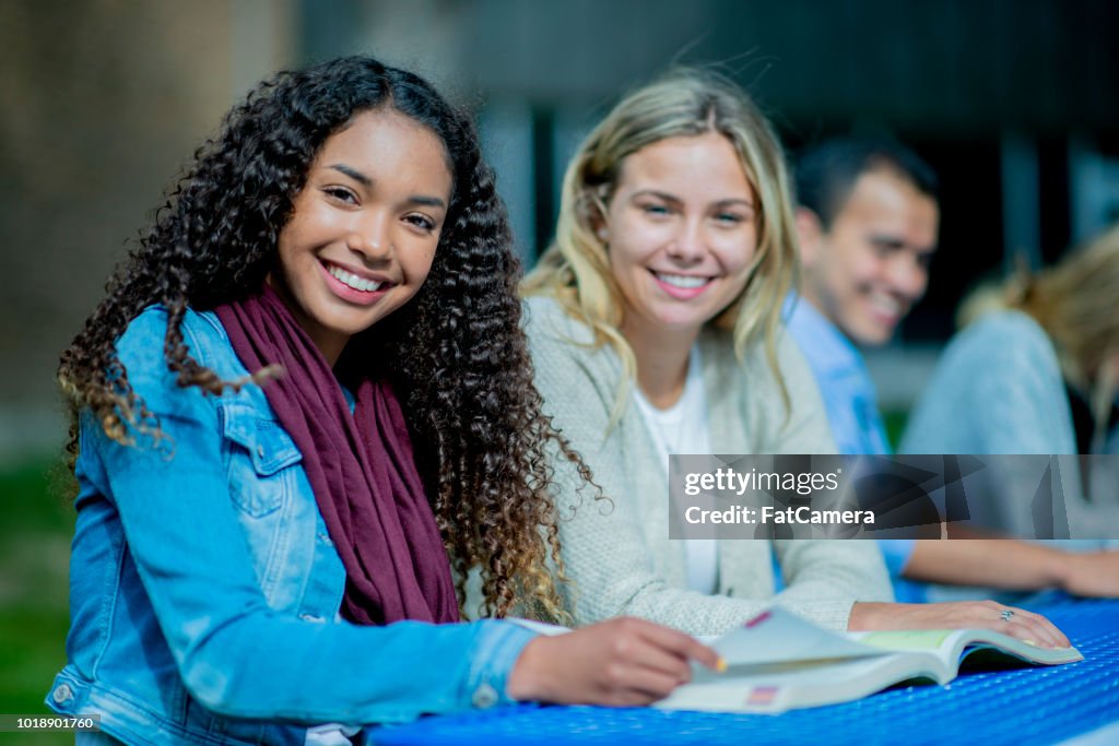Girls In University High-Res Stock Photo - Getty Images