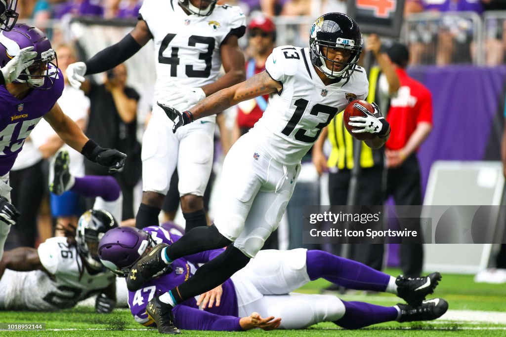 NFL: AUG 18 Preseason - Jaguars at Vikings