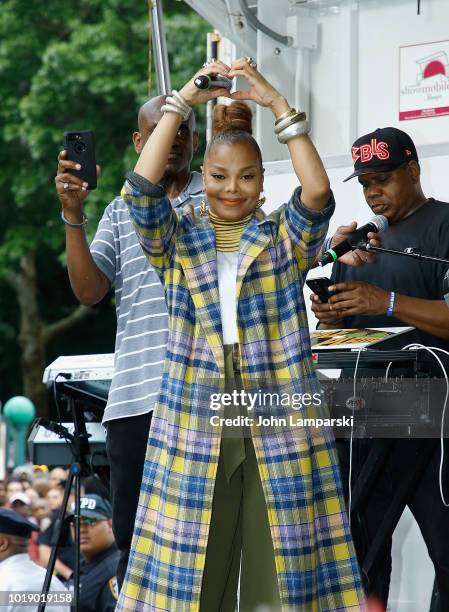 Janet Jackson celebrates "Made For Now" at the 44th annual Harlem Week on August 18, 2018 in New York City.