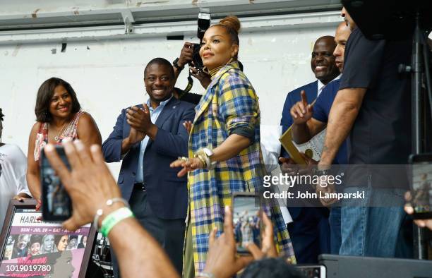 Janet Jackson celebrates "Made For Now" at the 44th annual Harlem Week on August 18, 2018 in New York City.