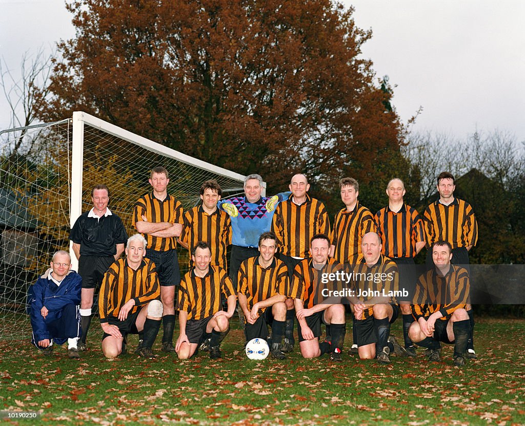 Football team, portrait