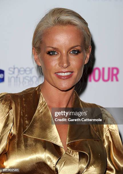 Davinia Taylor arrives at the 2010 Glamour Women of The Year Awards on June 8, 2010 in London, England.