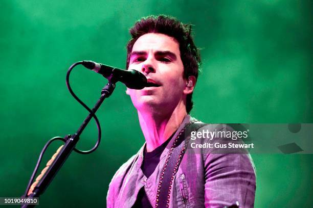 Kelly Jones of Stereophonics headlines the main stage at RiZE Festival on August 18, 2018 in Chelmsford, United Kingdom.