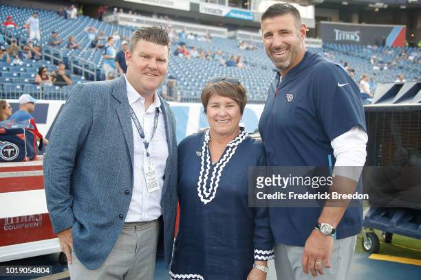 Executive Vice President/General Manager Jon Robinson, Controlling Owner and Co-Chairman,Board of Directors Amy Adams Strunk, and head coach Mike...