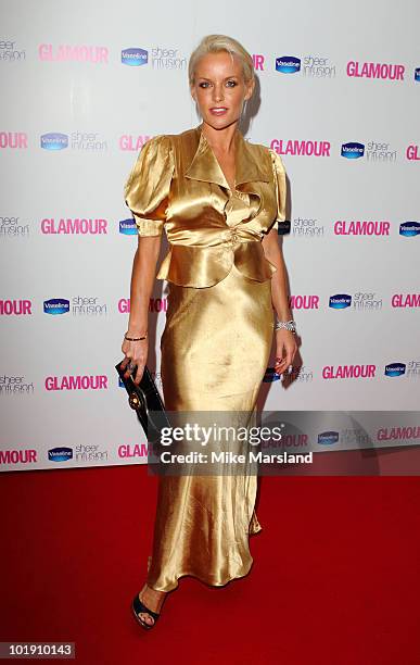 Davinia Taylor attends the Glamour Women of the Year awards at Berkeley Square Gardens on June 8, 2010 in London, England.