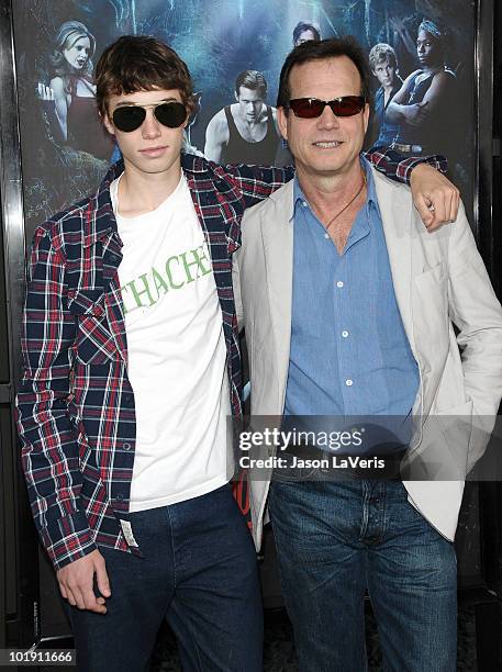 Actor Bill Paxton and son James Paxton attend the third season premiere of HBO's "True Blood" at ArcLight Cinemas Cinerama Dome on June 8, 2010 in...