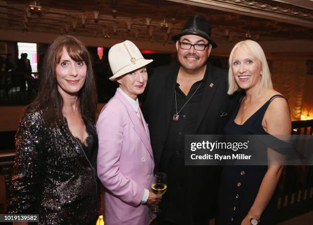 Ann Foley, Lou Eyrich, Salvador Perez, and Emma Mortimer attend Harper's BAZAAR and the CDG celebrate Excellence in Television Costume Design with...