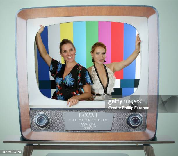 Carly Craig and Bethany Joy Lenz attend Harper's BAZAAR and the CDG celebrate Excellence in Television Costume Design with the Emmy Nominated Costume...
