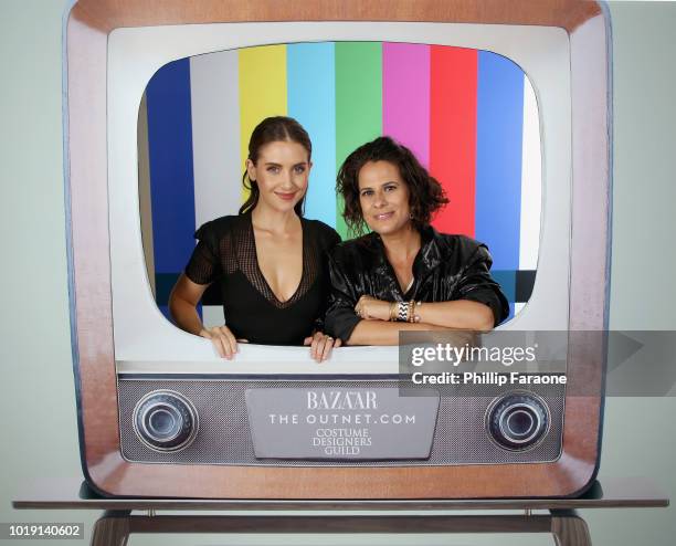 Alison Brie and Beth Morgan attend Harper's BAZAAR and the CDG celebrate Excellence in Television Costume Design with the Emmy Nominated Costume...