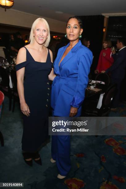 Emma Mortimer and Tracee Ellis Ross attends Harper's BAZAAR and the CDG celebrate Excellence in Television Costume Design with the Emmy Nominated...