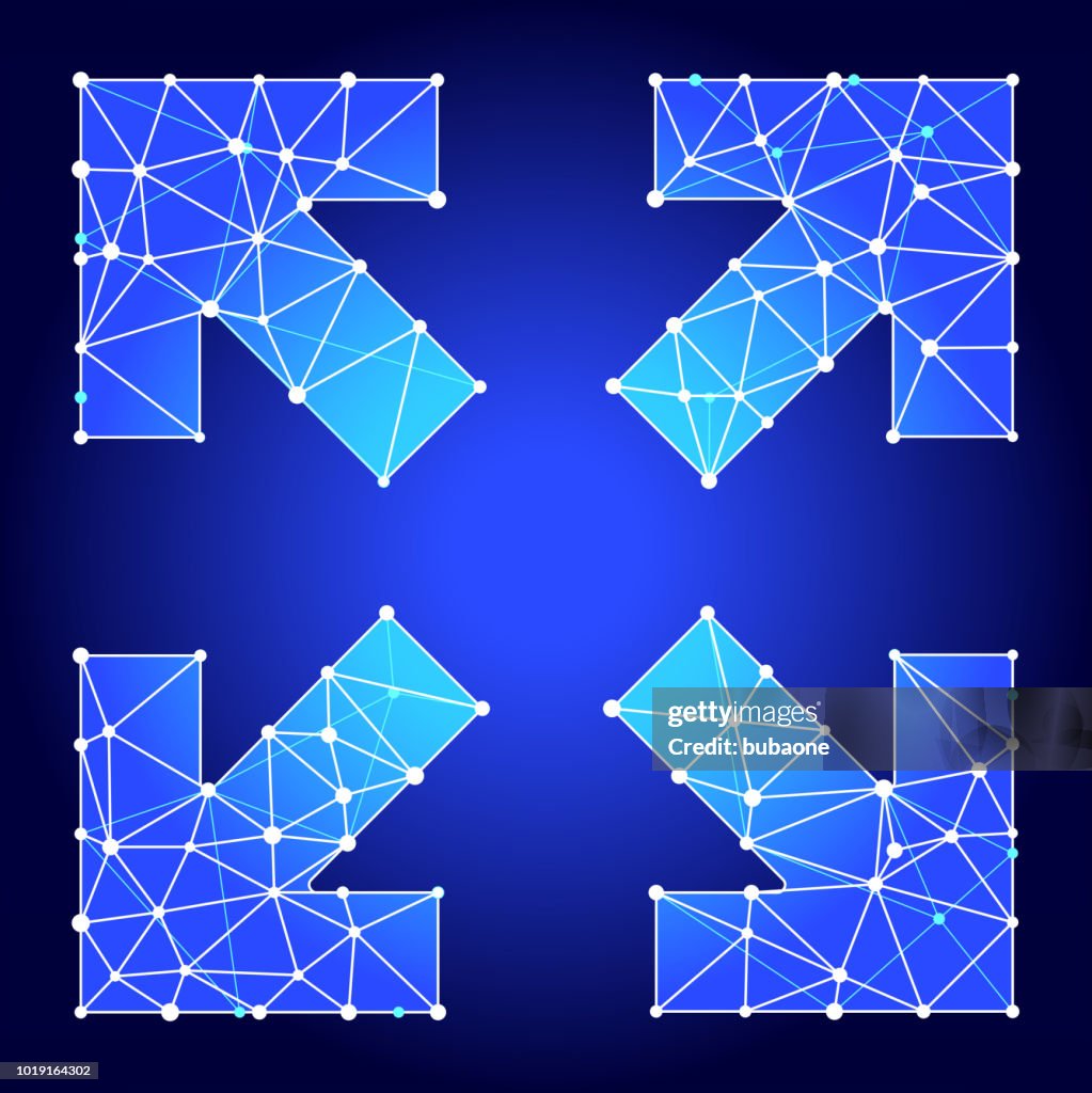 Triangular Pattern Arrows Pattern Full Screen Arrows Blue Triangle Node Vector Pattern High-Res Vector ...