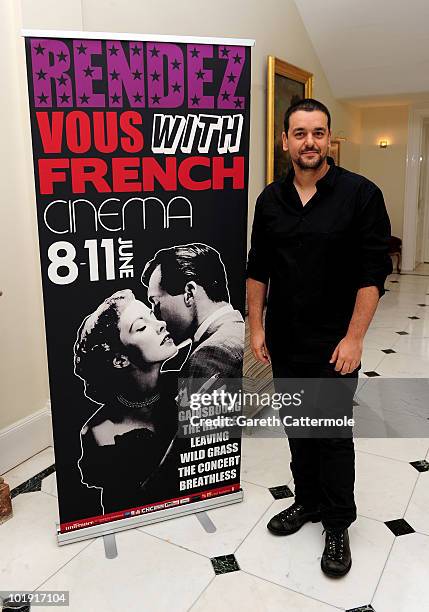 Director Joann Sfar attends the launch of Rendez-Vous with French Cinema at the Residence de France on June 9, 2010 in London, England. Rendez-vous...