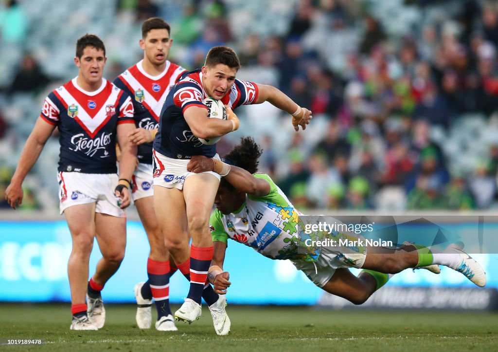 NRL Rd 23 - Raiders v Roosters