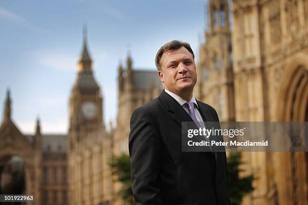 Labour leadership candidate Ed Balls poses for photographers near Parliament on June 9, 2010 in London, England. A ballot will be taken of Labour...
