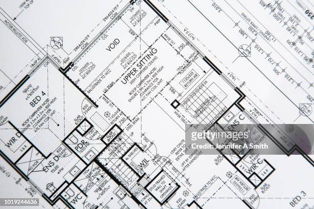 floor plans - blueprint - fotografias e filmes do acervo