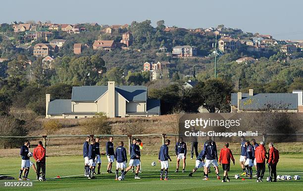 Italy training in the Centurion during the 2010 FIFA World Cup on June 9, 2010 in Centurion, South Africa.