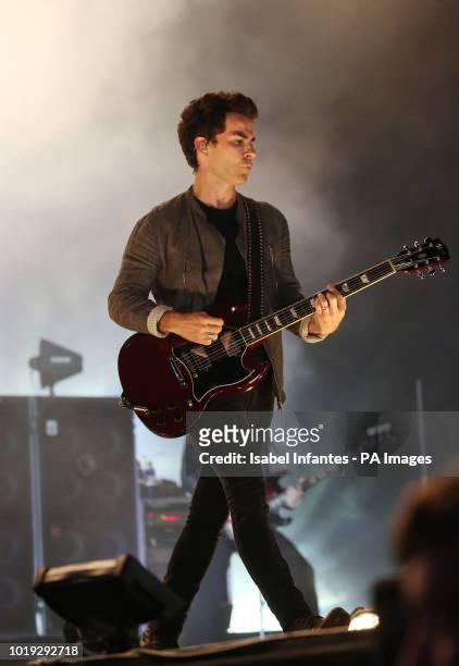 Kelly Jones, lead singer of the band Stereophonics performing on the second day of Rize Festival at Hylands Park, Chelmsford. PRESS ASSOCIATION....