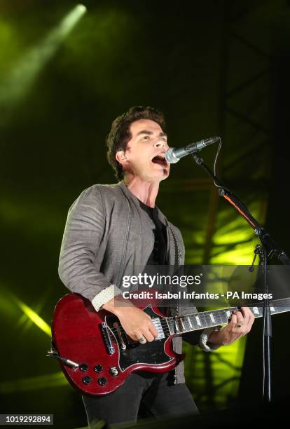 Kelly Jones, lead singer of the band Stereophonics performing on the second day of Rize Festival at Hylands Park, Chelmsford. PRESS ASSOCIATION....