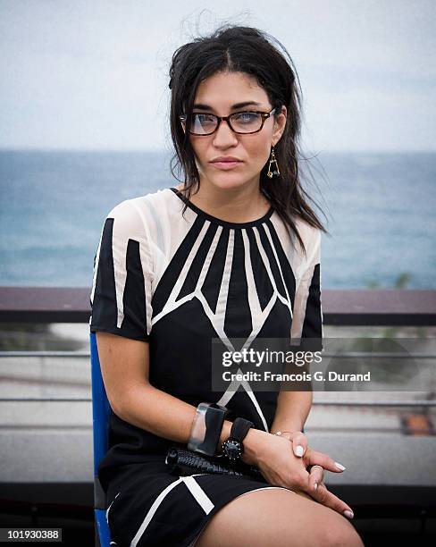Actress Jessica szohr attends the 'gossip girl' portrait session at Grimaldi Forum during the annual Monte Carlo Television Festival on June 9, 2010...