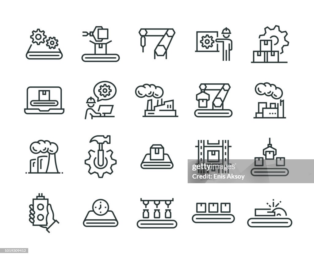 Mass Production Icon Set