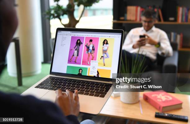 An online shopper uses the eBay website on May 30 in London, England. EBay remains at the forefront of online retail.The original disruptor of the...